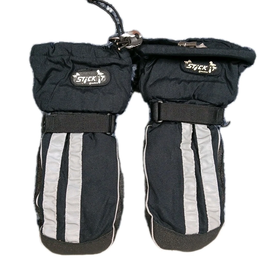 Grandoe GCS Winter Snow Mittens Gloves Women's L Stick Insulated Liner Black