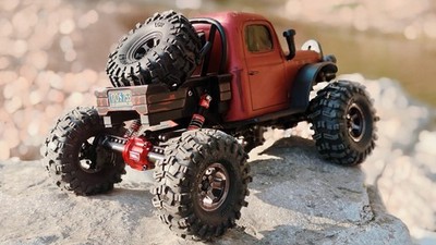 FMS fcx24パワーワゴンカスタム 1:24 Power Wagon RC Crawler | 2-Speed Portal Axles | FMS Hobby