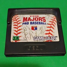 The Majors Pro Baseball Sega Game Gear Sports Baseball Game Cartridge