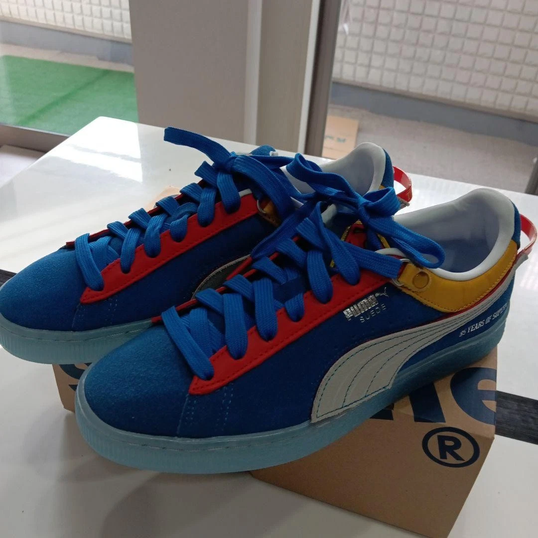 Dc Comics x Puma Suede Superman 85th Racing Blu Giallo Sizzle 396210 01 Us7 5