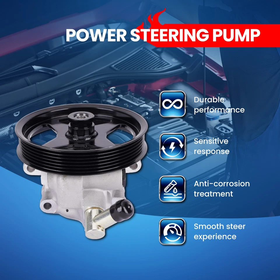 Насос гидроусилителя руля 20-282P1 для 97-04 Ford F-150 Heritage 99-02 Crown Victoria - Изображение 3 из 4