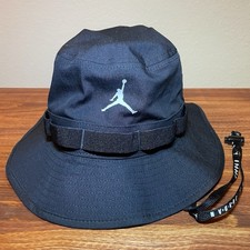 Nike Jordan Apex Bucket Hat Size M/L Black Adult Unisex HM5753-010 NEW