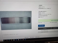 7007130 Subzero Grille, Framed 48