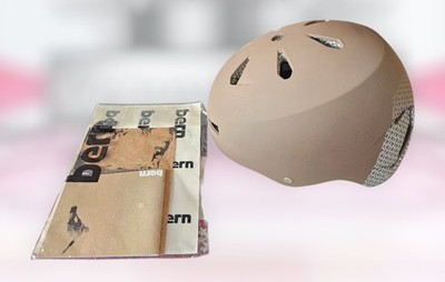 VINTAGE BRAND NEW: Bern Macon Hard Hat Helm XL (59 60,5 cm)   Snow / Skate W/Bag