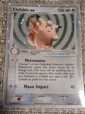 Pokémon Clefable ex 106/112 EX FireRed & LeafGreen Holo Ultra Rare 100 HP 2004 on eBay