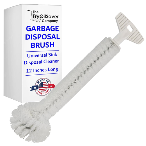 Universal Garbage Disposal Cleaner - 12" Long Kitchen Sink & Drain Cleaning Brus - Picture 10 of 12