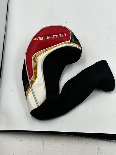 TaylorMade Burner Driver Golf Head Cover Rot Schwarz Weiß Headcover Guter Zustand