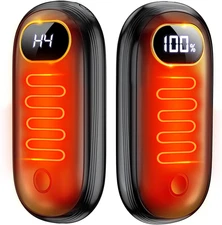 Hand Warmers Rechargeable - Electric Hand Warmers 2 Pack with Dual-Sided Heating
