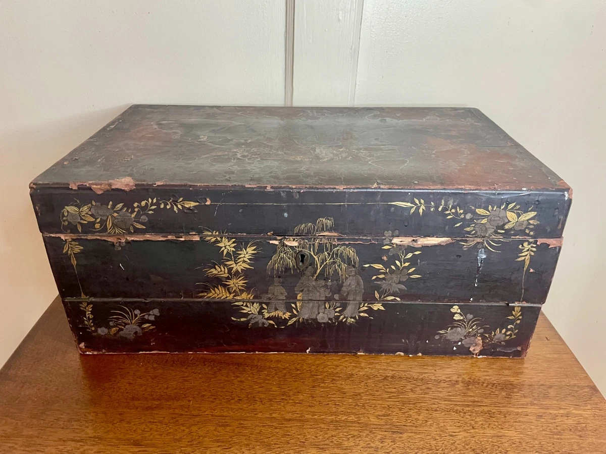 Wooden Gold Antique Chinese Boxes for sale | eBay