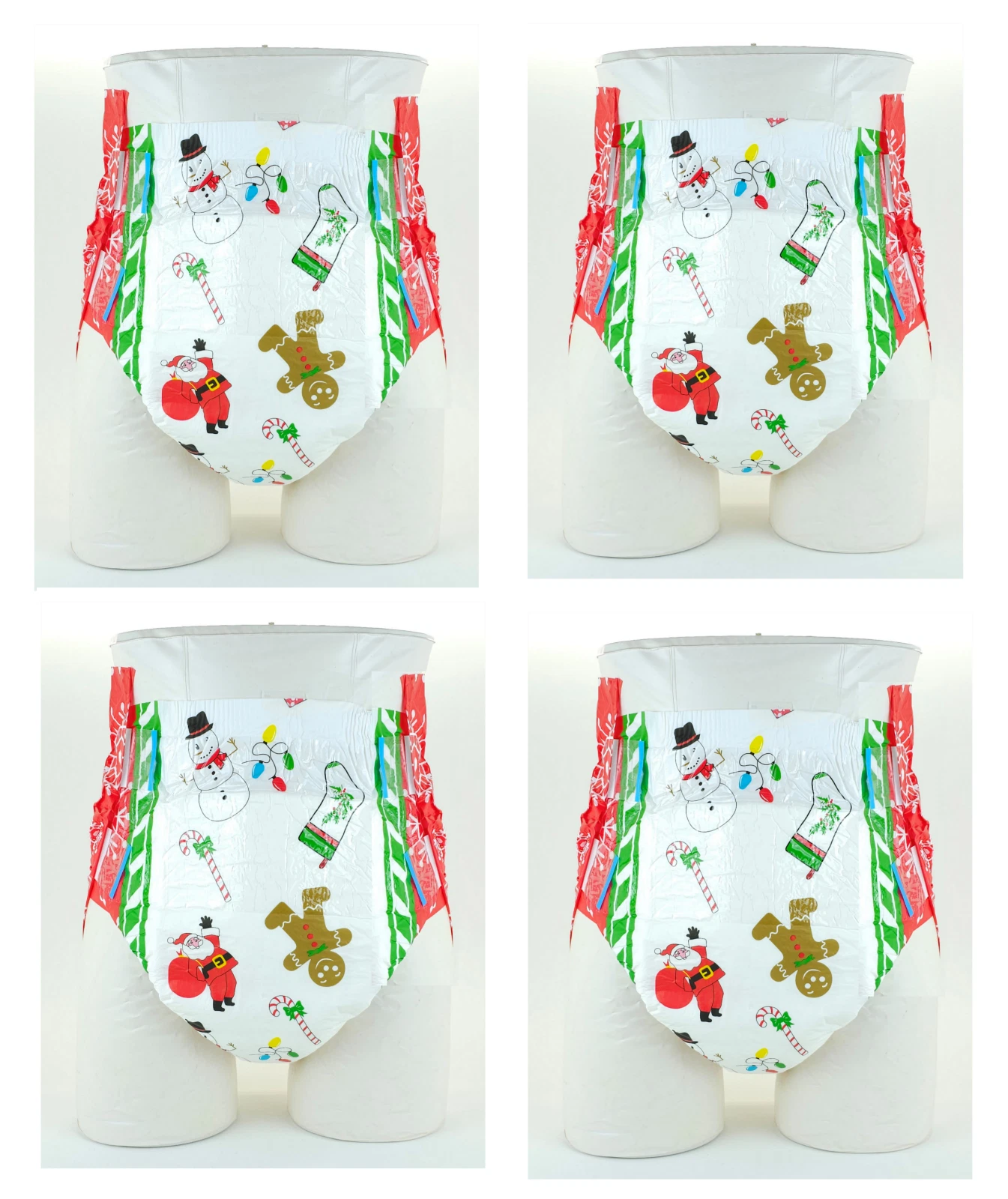 SUMMER SALE! - Adult Printed Christmas Diapers Medium 28"-40" Case/4 Packs
Opens in a new window or