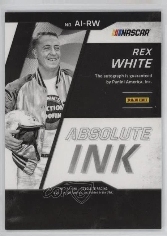 2017 Panini Absolute Absolute Ink Rex White #AI-RW Auto HOF - Image 2 of 2