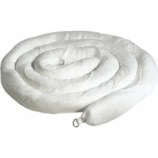Spilltech Wb520sn Sorbent Boom, 30 Gal, 5 In X 20 Ft, Oil, White, 2 Pk