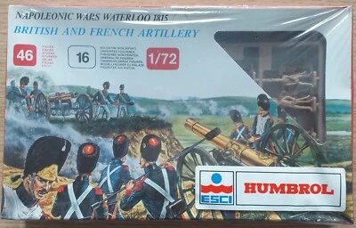 ESCI 1/72 SCALE NAPOLEONIC WARS BRITISH & FRENCH LINE ARTILLERY BOXED, ON SPURE. - Image 1 of 2