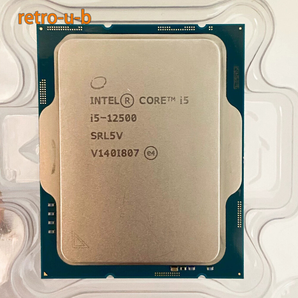 12th Gen Intel Core i5-12500 LGA 1700 CPU Alder Lake 6-Core 12th Gen Intel Core i5-12500 LGA 1700 CPU Alder Lake 6-Core