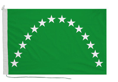 Risaralda Flagge mit Seil und Knebel - handgefertigt in Großbritannien