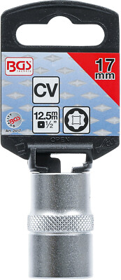 Steckschlüssel-Einsatz Nuss Nüsse ''Super Lock'' 12,5 (1/2) 17 mm BGS technic 2417