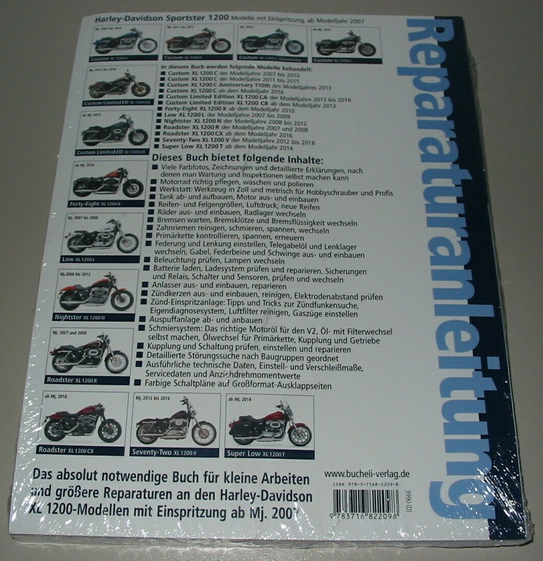 Thumbnail - Reparaturanleitung Harley Davidson Sportster Xl 1200 Wartung Reparatur