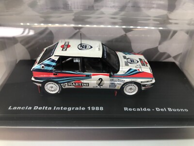 LANCIA DELTA HF INTEGRALE 1988 RECALDE WRC RALLY CAR (SCALE 1/43