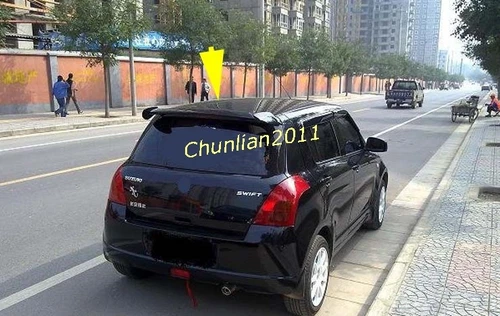 Alerón estilo fábrica ajuste ala Suzuki Swift 2006-2016 alerones 5 puertas HB alas - Imagen 2 de 8