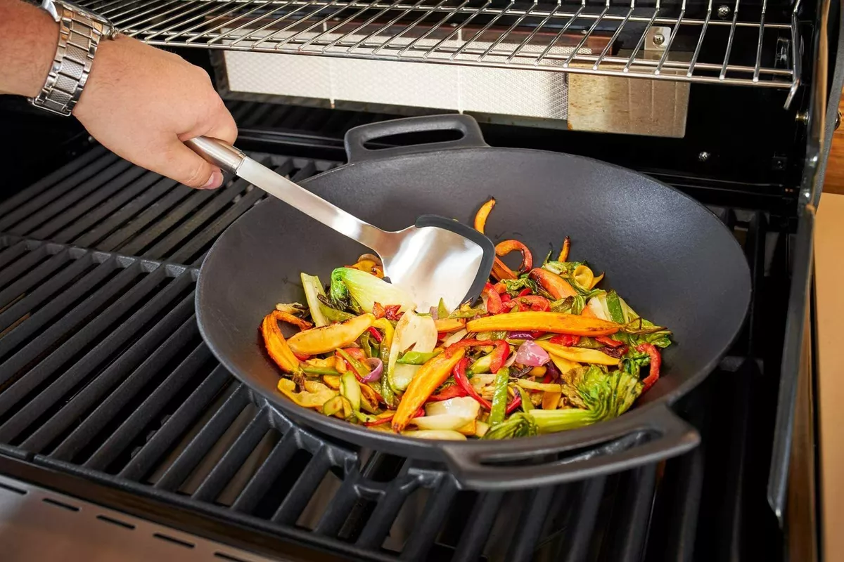 Wok for weber outlet grill