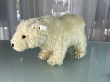 Steiff Animal Collectors Soft Toy Polar Bear 21 x 35 cm Excellent Condition