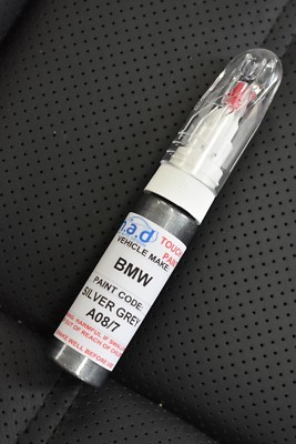 BMW A08/7 SILBERGRAU METALLIC TOUCH UP PAINT PEN BRUSH 1 3 5