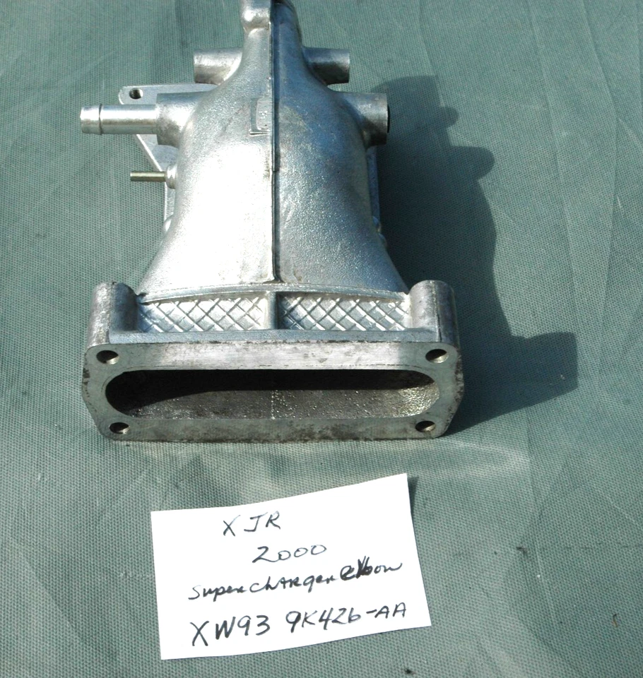 Jaguar XJR XKR 1997-2003 carrocería del acelerador codo de inducción de aire OEM XW939K426AA Foto 3 de 4