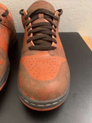 2005 Nike Dunk Low 1 Piece Spice Brown Hoop Orange Halloween