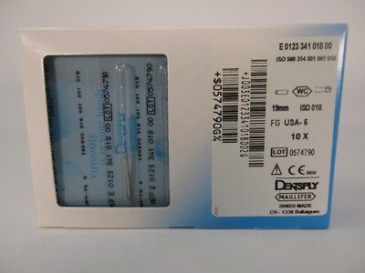DENTSPLY Dental Operatory Carbide Burs - FG 6 Round - 50 pack - Maillefer