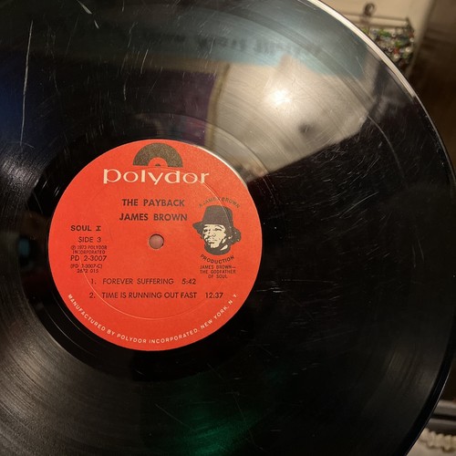 James Brown ~ The Payback ~ Lp 1973 1 of 2 Lp’s ( Side 3 And 4 Only ) Worn - Picture 17 of 24
