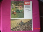 OLD ADVERTISING SMALL TRACTORS AND TILLERS AGRIA 2/1969