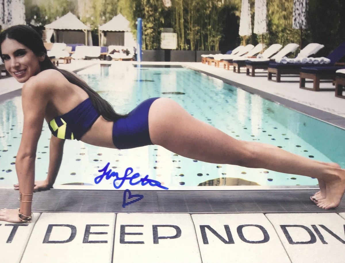 Jen Selter Sexy Fitness Model Nice Booty Signed 8x10 Autographed
