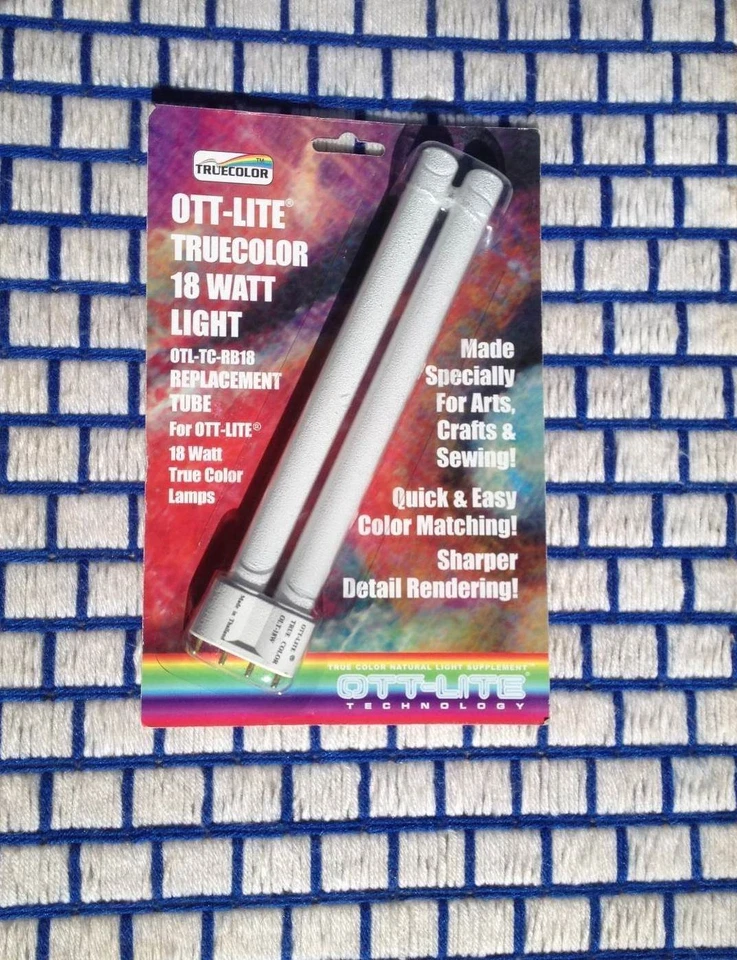 genuine OTT-LITE fluorescent 18w light bulb 930lm lamp 4 pin type B new PL18-B  - Image 4 of 4