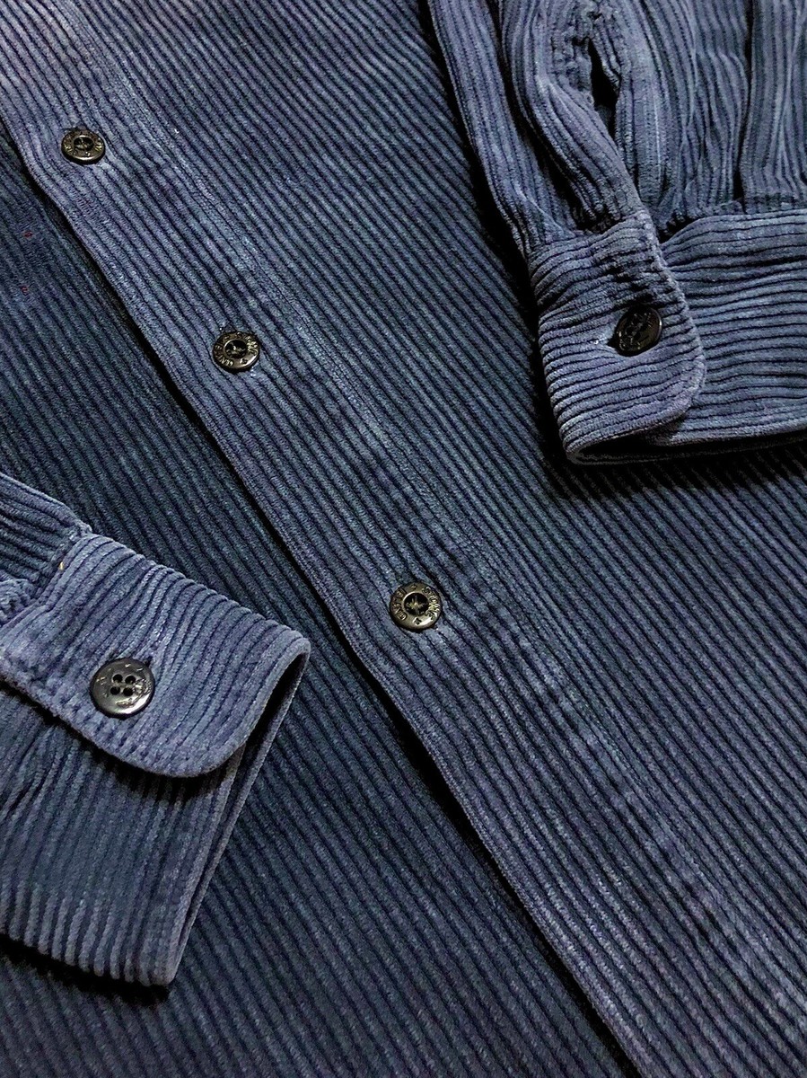 Stone Island Vintage A/W 1995 Jumbo Corduroy Over-shirt size Stone Island Vintage A/W 1995 Jumbo Corduroy Over-shirt size