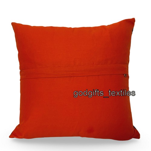 Orange Velvet Cushion Covers Throw Sofa Pillow Cases Cover 16" 18" 20" 22" 24 in - Picture 3 of 8