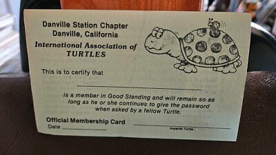 Vintage International Association of Turtles Official Membership