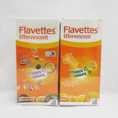 Flavettes Effervescent Vitamin C 1000mg Orange Passion Fruit 30 S Ebay