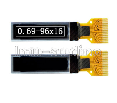 0.69'''' OLED Display Module 14PIN 96*16 White Light SSD1306 I2C IIC NEW-