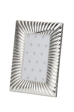 BAUER Fotorahmen Bilderrahmen Strahlen versilbert glänzend 10x15 cm NEU!