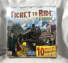 NEW 2019 UNOPENED SEALED RETIRED DAYS OF WONDER TICKET TO RIDE EUROPE BOARD GAME