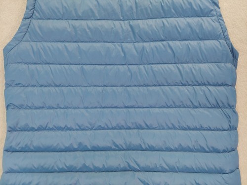 Asics Down Puffer Vest Insulated Lightweight Run Full Zip Women XL Gorpcore EXUC - Picture 18 of 19