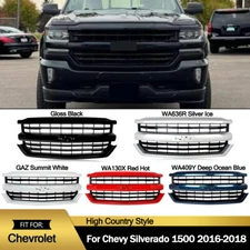 Front Bumper Grille Grill Assembly For 2016 2017 2018 Chevrolet Silverado 1500