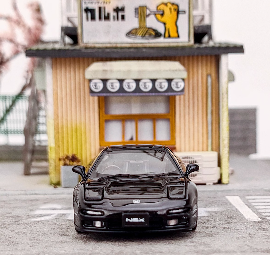 LCD 1:64 Black JDM NSX MK1 NA1 Super Racing Sport Model