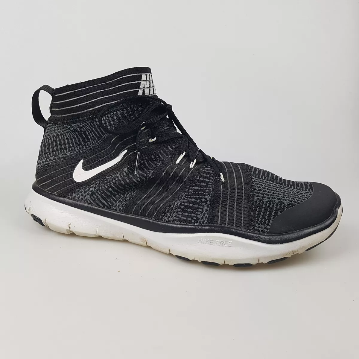 Men s NIKE Free Train Virtue Sz 11.5 US Runners Black Grey 3
