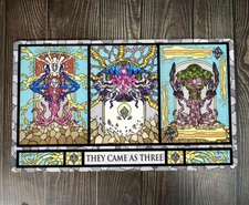 Eldrazi Emrakul Kozilek Stained Glass MTG Playmat Trading Card Game TCG CCG Mat