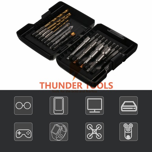 Thunder Tools 15PCS Drill Bit Set Screwdriver Bit Set Impact Driver Bit Set - Picture 25 of 40