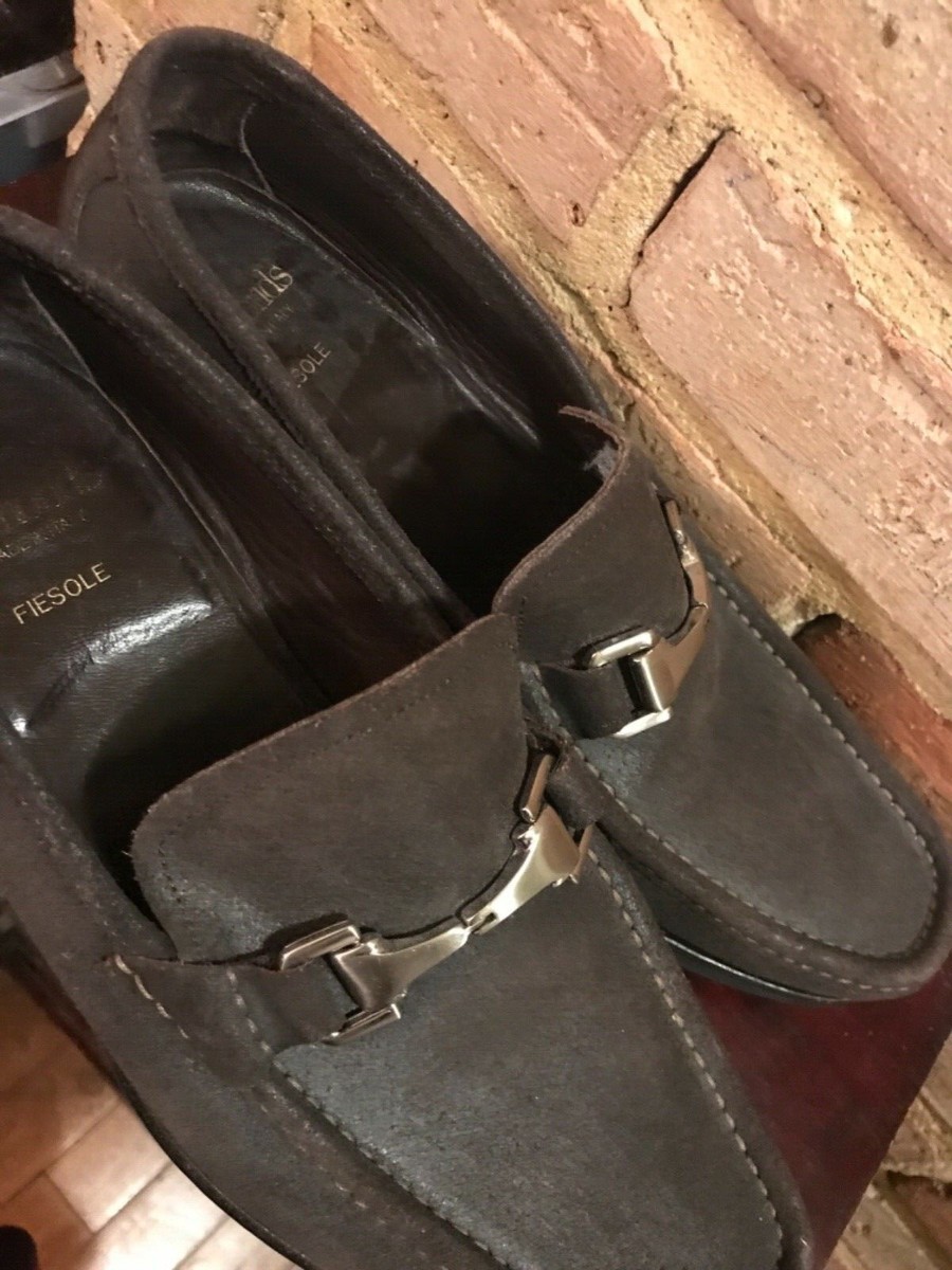 Allen Edmonds Italian Fiesole Mens Slip-On Brown Suede  display picture 3