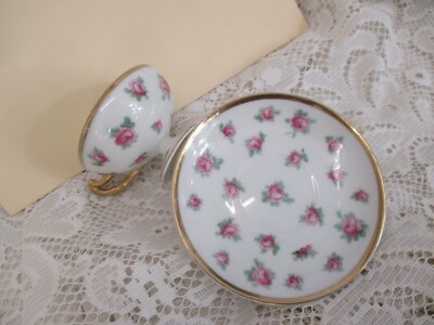 um 1930 Beyer & Bock in Volkstedt ZIERTASSE : ROSEN DEKOR : | eBay