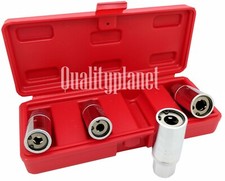 4pc 12 Dr Socket Stud Screw Extractor Remover Installer Wroller Bearing 4pc 12 Dr Socket Stud Screw Extractor Remover Installer Wroller Bearing