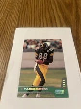 2000 Topps Stadium Club Plaxico Burress Pittsburgh Steelers Rookie RC # 175